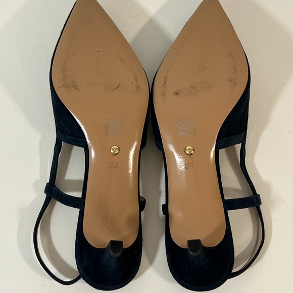 Pelle Moda Deena Midnight Blue Slingback Heels 8 M - Picture 13 of 15